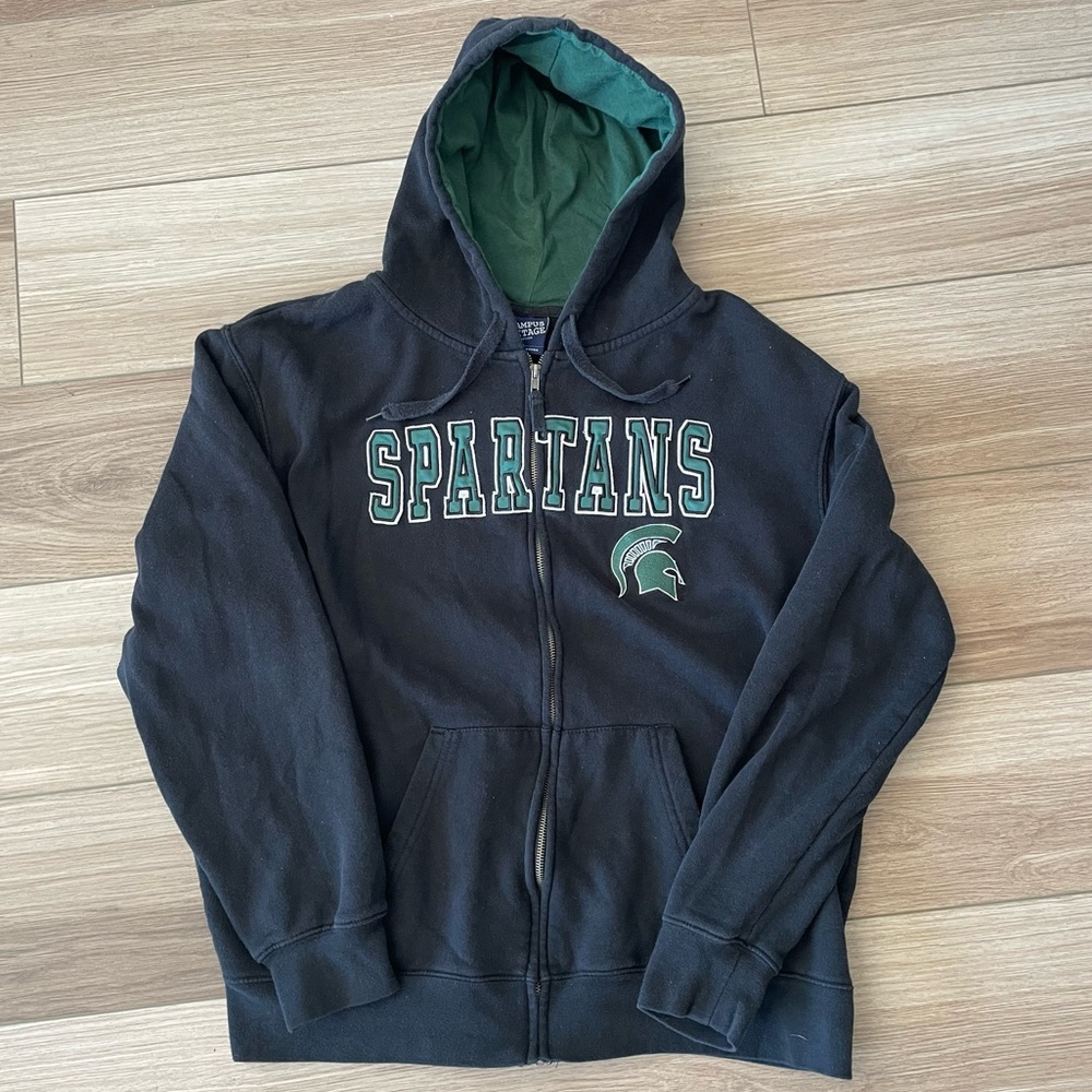 Michigan State University Spartans Full Zip Hoodie Jacket